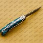 Customize Damascus Pocket Folding Knife Groomsmen Gifts Anniversary Gift Authentic with Sharping Rod