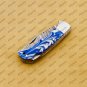 Customize Damascus Pocket Folding Knife Groomsmen Gifts Anniversary Gift Authentic with Sharping Rod