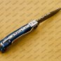 Customize Damascus Pocket Folding Knife Groomsmen Gifts Anniversary Gift Authentic with Sharping Rod