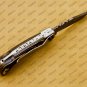 Customize Damascus Pocket Folding Knife Groomsmen Gifts Anniversary Gift Authentic with Sharping Rod