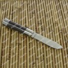 Custom Handmade High Carbon Steel Original Folding Butterfly Knife Brass with Kamagong Wood Inserts