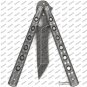 Custom Handmade Original Filipino Balisong Butterfly Knife Brass + Kamagong Wood Inserts + Sheath