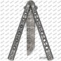 Custom Handmade Original Filipino Balisong Butterfly Knife Brass + Kamagong Wood Inserts + Sheath