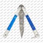 Custom Handmade Original Filipino Balisong Butterfly Knife Brass + Kamagong Wood Inserts + Sheath