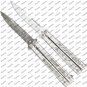 Personalized Custom Handmade Heavy-Duty Folding Butterfly Folding Knives Stainless Steel with Sheath