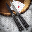Personalized Custom Handmade Heavy-Duty Folding Butterfly Folding Knives Stainless Steel with Sheath