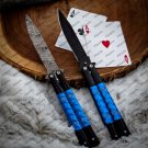Personalized Custom Handmade Heavy-Duty Folding Butterfly Folding Knives Stainless Steel with Sheath