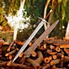 Handmade Damascus Sword, Battle Ready Viking Sword, Christmas Gift for him
