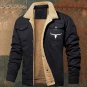 Men's Jacket Fleece-lined Cotton Workwear Casual Jacket Men's Coat