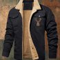 Men's Jacket Fleece-lined Cotton Workwear Casual Jacket Men's Coat