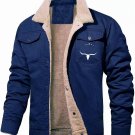 Men's Jacket Fleece-lined Cotton Workwear Casual Jacket Men's Coat