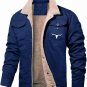 Men's Jacket Fleece-lined Cotton Workwear Casual Jacket Men's Coat
