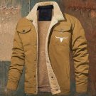 Men's Jacket Fleece-lined Cotton Workwear Casual Jacket Men's Coat