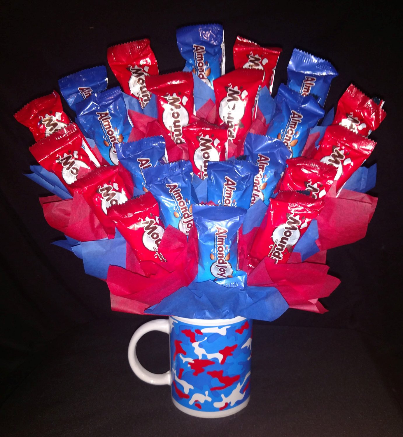 Mounds and Almond Joy Candy Bouquet