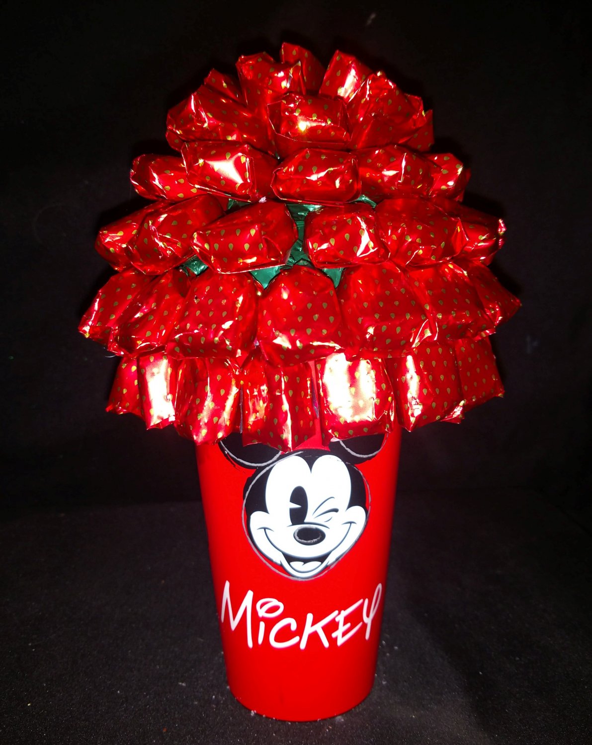 Mickey Mouse Strawberry Bon Bon Candy Bouquet