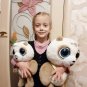 PandaYeah Brown and White Panda Teddy Bear Stuffed Animal Toy Christmas 13inch for Kids