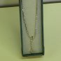 NEW- Rhinestone Necklace & Earring Set with Square Drops