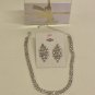 NEW - Rhinestone Choker and Earring Set
