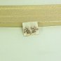NEW - Gold Tone and Faux Pearl Cluster Earrings