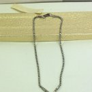 VINTAGE - Rhinestone V-shaped necklace