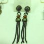 MIXED LOT I: 9 pairs 1980's Pierced Earrings, fun & unique shapes and styles