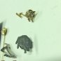 MIXED LOT Q: 6 Vintage Tie Pins: Clasp and Tack Style, Silver & Gold Tones