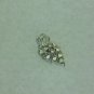 MIXED LOT T - 5 Pins mixed eras, Mink fur, rhinestones, silver & gold tone