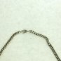 USED - Silver-tone Metal Necklace with Blue Glass Jewels