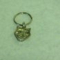 NEW - Theatre 'Comedy' Mask Silver-tone & Black Key Chain