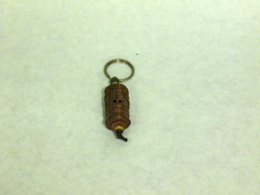 USED - Polynesian Carved Wood Tiki Key Chain