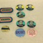 VINTAGE - Mixed Lot of Ten 1980's Flair, Buttons, Pins