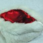 NEW - Unique Red Sparkle Christmas Stocking w/Faux Ermine Fur Trim, Fully Lined