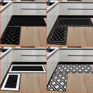 2 pc Kitchen Rug,Non-Slip Rubber Backing Runner Mat Set(15.7"×23.6"+15.7"×47.2")