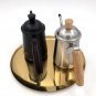 Stainless Steel Pouring Over Gooseneck Drip Tea Coffee Kettle,Wood handle 650ml