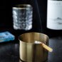 Metal Ashtray,Stainless Steel Multi-Function Car Ashtray,Fashion Ornaments