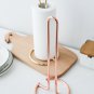 Vertical Metal ,Kitchen Toilet Roll Paper Towel Rack Stand Holder Dining Table