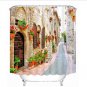 Polyester 3D Print Waterproof Shower Curtain for Bathroom,Machine Washable-71x71
