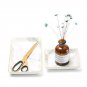 Marble Gold Edge Ceramic Serving Platter,Jewelry Cosmetic Organizer Storage Tray