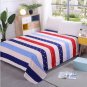 1pc Plant Cotton Printing Flat Sheet Bedding Solid Sheets,Mattress Cover 90x90"