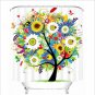 71x71"Printing waterproof shower curtain,for Bathroom Showers,Stalls and Bathtub