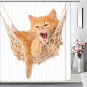 71x71"Printing waterproof shower curtain,for Bathroom Showers,Stalls and Bathtub