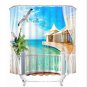 71x71"Printing waterproof shower curtain,for Bathroom Showers,Stalls and Bathtub
