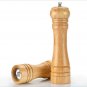 Oak Wooden Manual Salt Pepper Mill grinder,Adjustable Coarseness Fine to Coarse