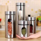 Glass Food Storage Containers Canister,Airtight Cans for Pasta,Tea,Coffee