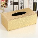 Leather Tissue Box Cover Holder -Vintage Napkin Paper Holder for Home,Office