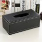 Leather Tissue Box Cover Holder -Vintage Napkin Paper Holder for Home,Office