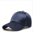 Satin Candy Color Plain Baseball Cap Unisex Adjustable Strapback Sun Visor Hat