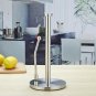Stainless Steel Stand-up Vertical Tension Arm With Spring Paper Towel Holder