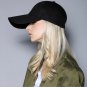 Men Women Plain Adjustable Baseball Cap Super Extra Long 4.3" Bill Hat Strapback