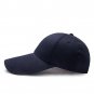 Men Women Plain Adjustable Baseball Cap Super Extra Long 4.3" Bill Hat Strapback